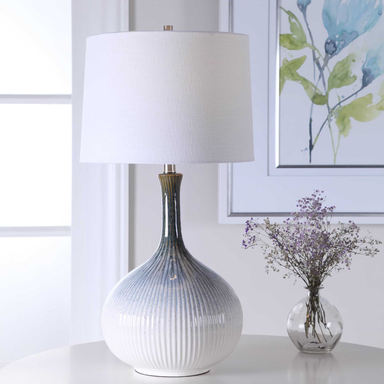 American Home Furniture Uttermost Eichler Mid-century Table Lamp