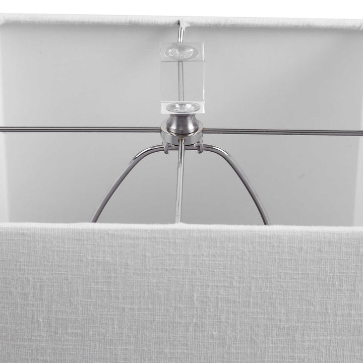 American Home Furniture Uttermost Bennett White Buffet Lamp