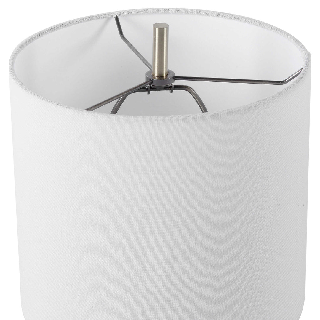American Home Furniture Uttermost Eloise White Marble Table Lamp