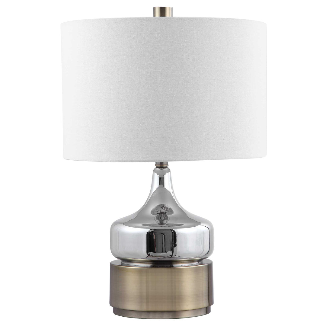 American Home Furniture Uttermost Como Chrome Table Lamp