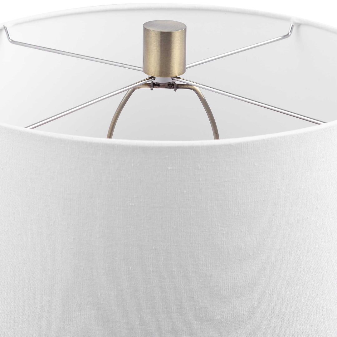 American Home Furniture Uttermost Como Chrome Table Lamp