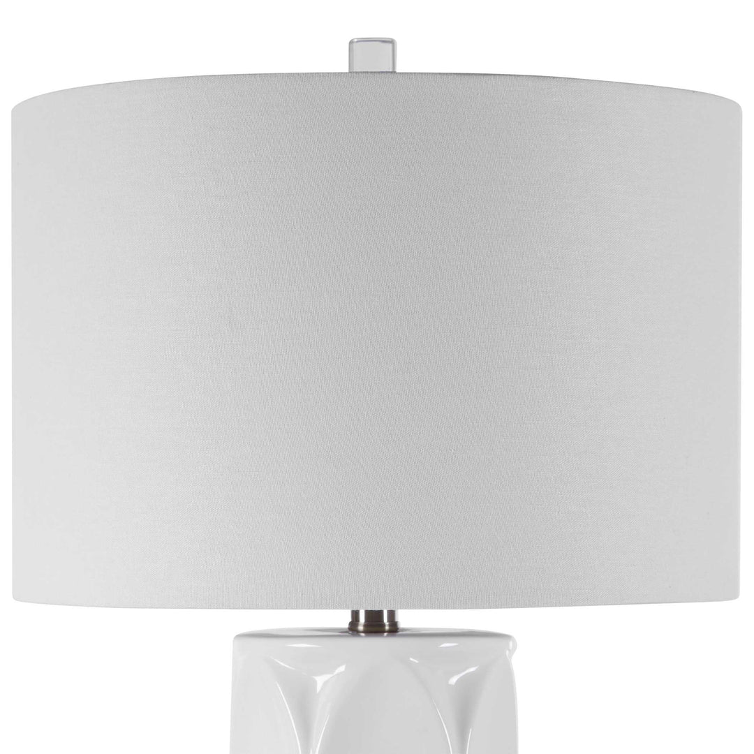 American Home Furniture Uttermost Sinclair White Table Lamp