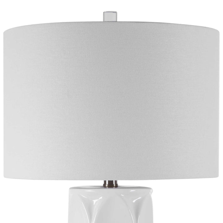 American Home Furniture Uttermost Sinclair White Table Lamp