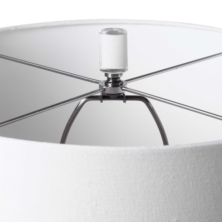 American Home Furniture Uttermost Sinclair White Table Lamp