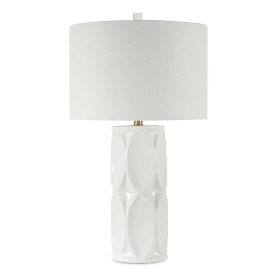 American Home Furniture Uttermost Sinclair White Table Lamp