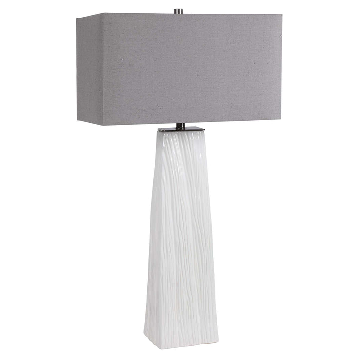 American Home Furniture Uttermost Sycamore White Table Lamp