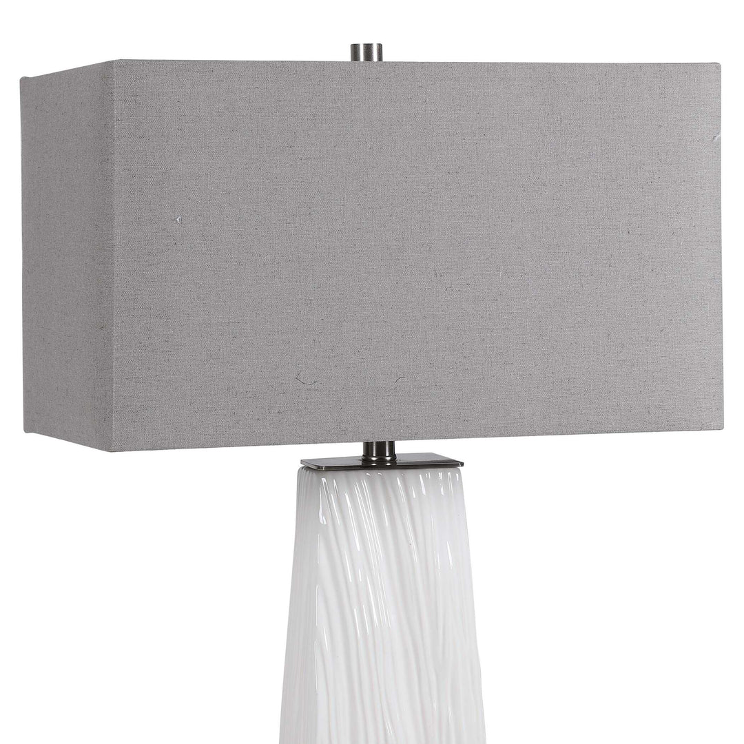 American Home Furniture Uttermost Sycamore White Table Lamp