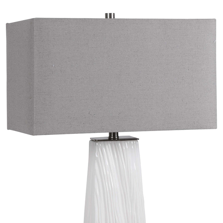 American Home Furniture Uttermost Sycamore White Table Lamp