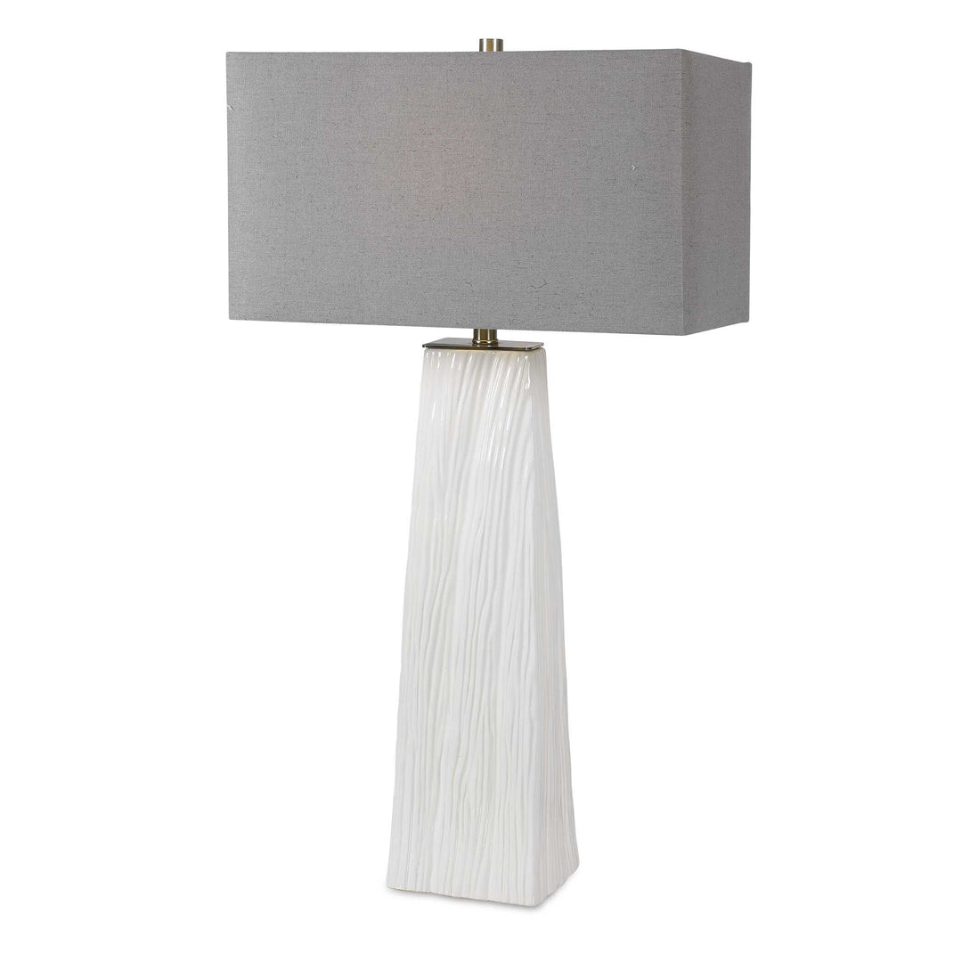 American Home Furniture Uttermost Sycamore White Table Lamp