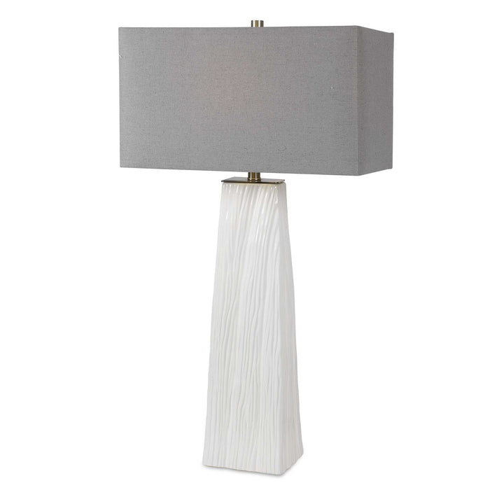 American Home Furniture Uttermost Sycamore White Table Lamp