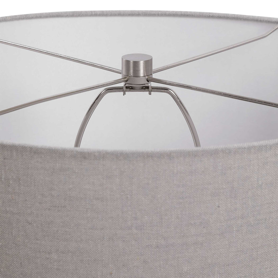American Home Furniture Uttermost Pikes Stone-ivory Table Lamp