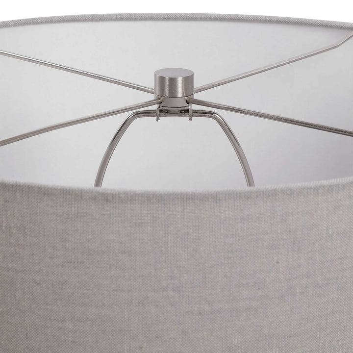 American Home Furniture Uttermost Pikes Stone-ivory Table Lamp