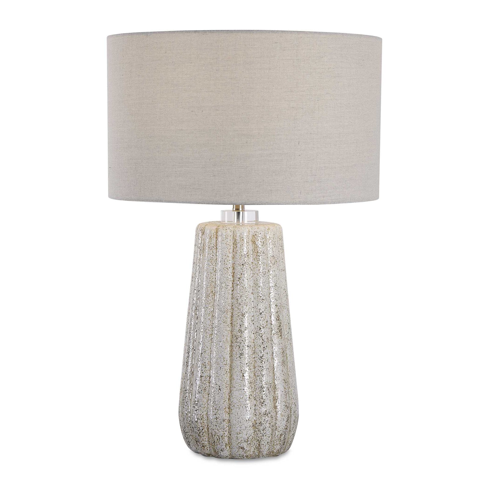 American Home Furniture Uttermost Pikes Stone-ivory Table Lamp