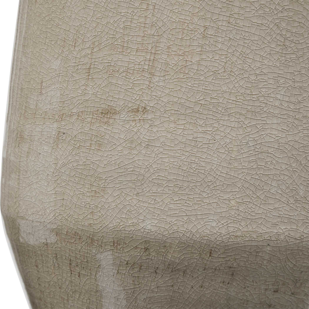 American Home Furniture Uttermost Volterra Taupe-gray Table Lamp