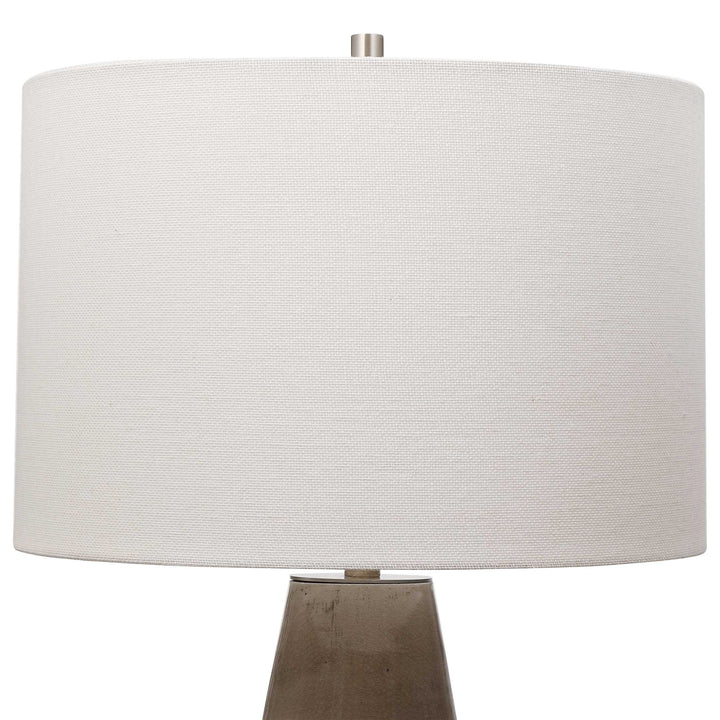 American Home Furniture Uttermost Volterra Taupe-gray Table Lamp