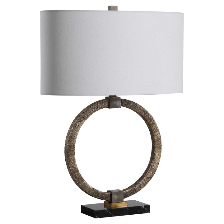 American Home Furniture Uttermost Relic Aged Gold Table Lamp