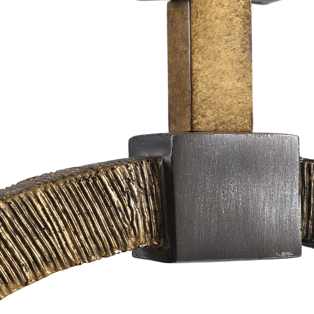 American Home Furniture Uttermost Relic Aged Gold Table Lamp