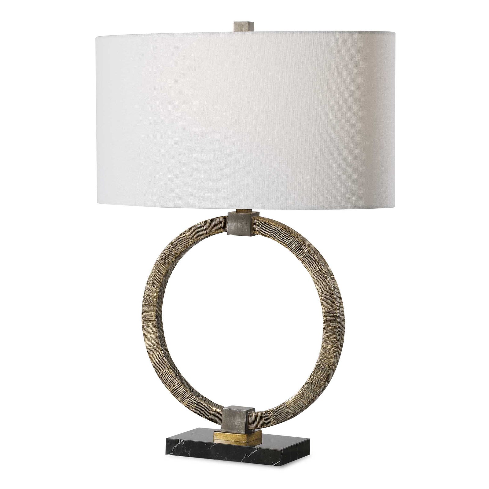 American Home Furniture Uttermost Relic Aged Gold Table Lamp