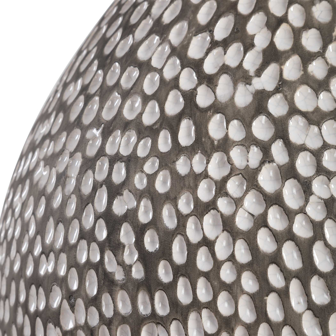 American Home Furniture Uttermost Cyprien Gray White Table Lamp