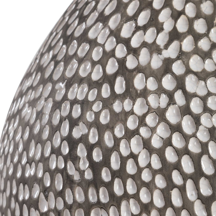 American Home Furniture Uttermost Cyprien Gray White Table Lamp