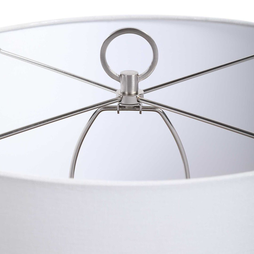 American Home Furniture Uttermost Cyprien Gray White Table Lamp