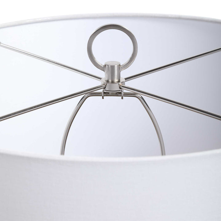American Home Furniture Uttermost Cyprien Gray White Table Lamp
