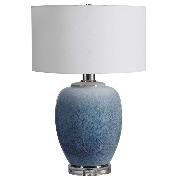 American Home Furniture Uttermost Blue Waters Ceramic Table Lamp