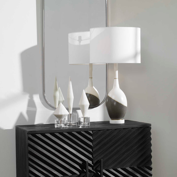 American Home Furniture Uttermost Tanali Modern Table Lamp