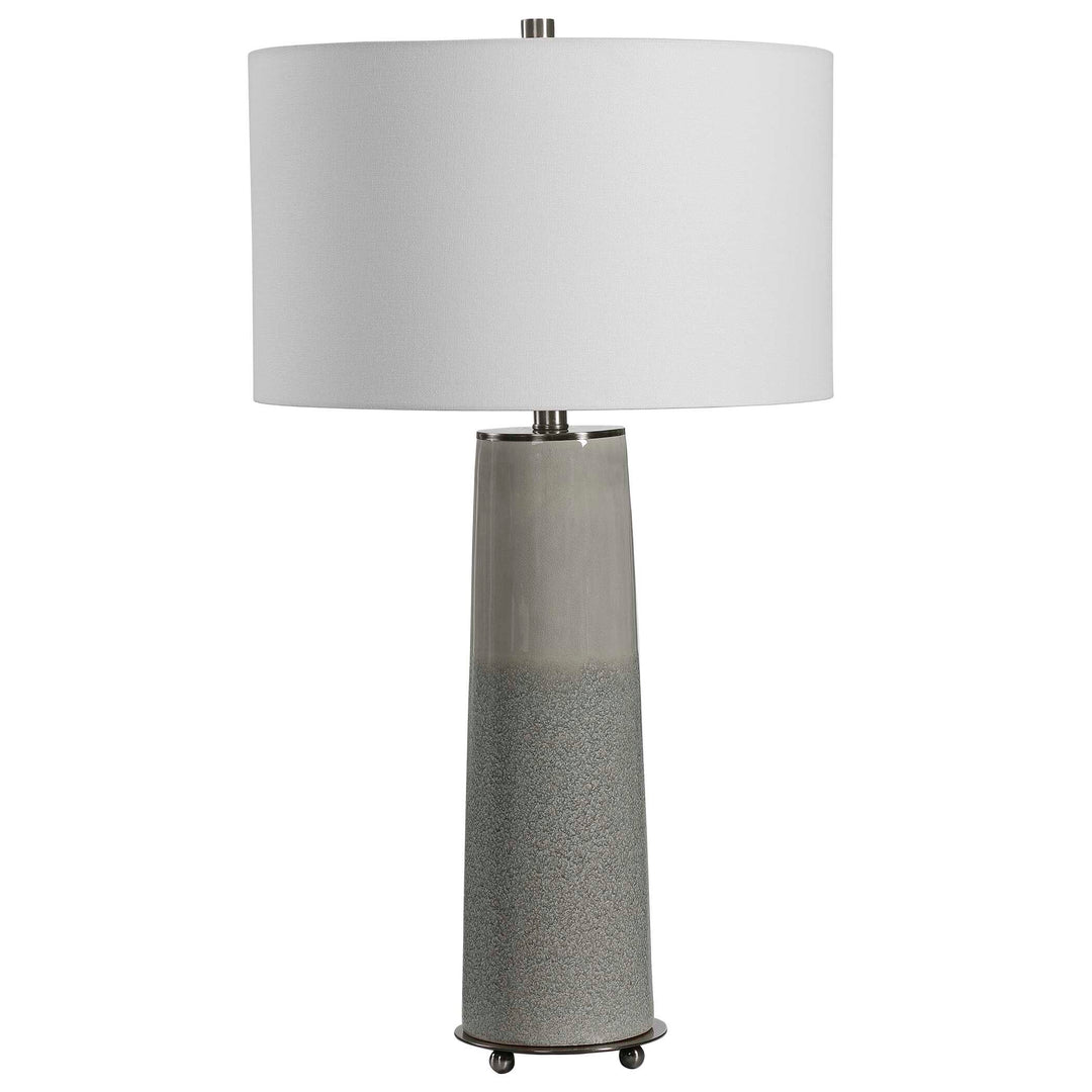 American Home Furniture Uttermost Abdel Gray Glaze Table Lamp