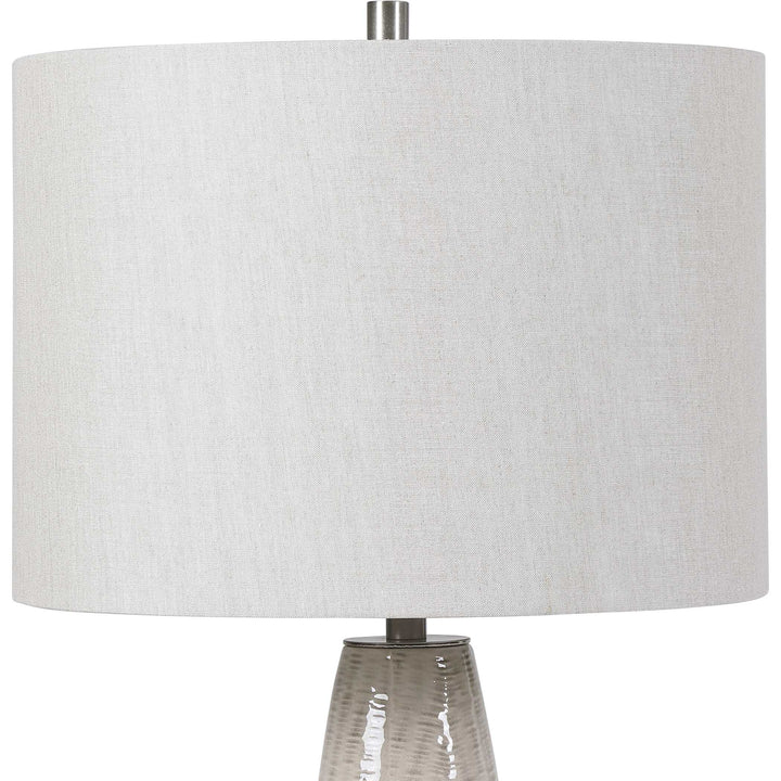 American Home Furniture Uttermost Delgado Light Gray Table Lamp