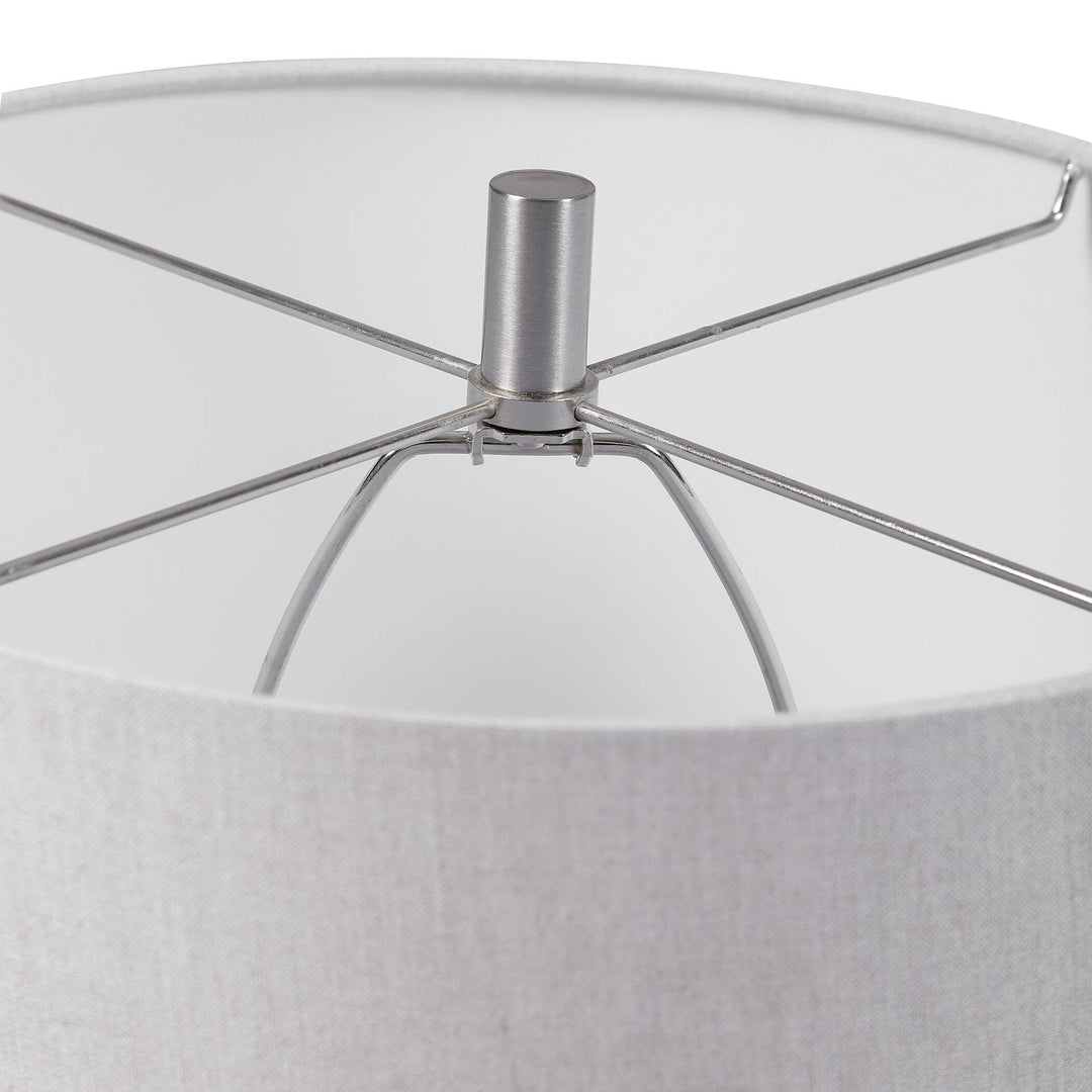 American Home Furniture Uttermost Delgado Light Gray Table Lamp
