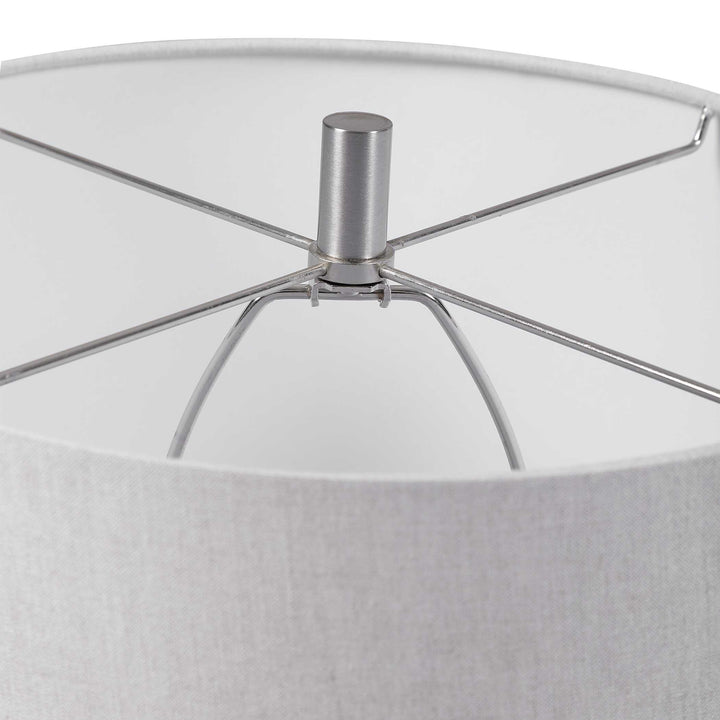 American Home Furniture Uttermost Delgado Light Gray Table Lamp