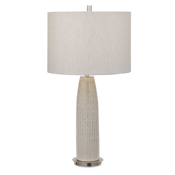 American Home Furniture Uttermost Delgado Light Gray Table Lamp