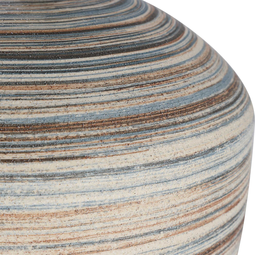 American Home Furniture Uttermost Prospect Striped Accent Lamp