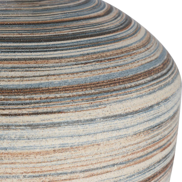 American Home Furniture Uttermost Prospect Striped Accent Lamp