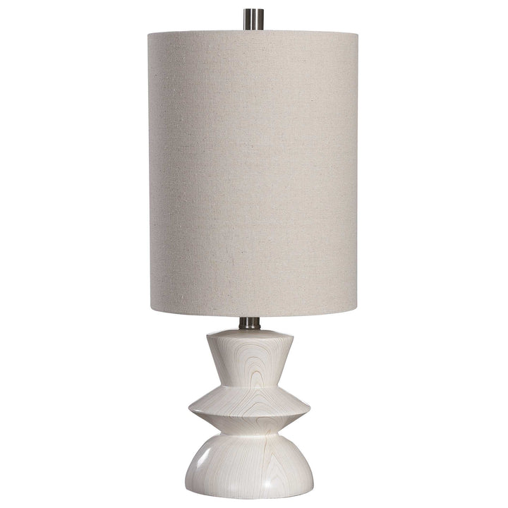 American Home Furniture Uttermost Stevens Bleached Wood Buffet Lamp
