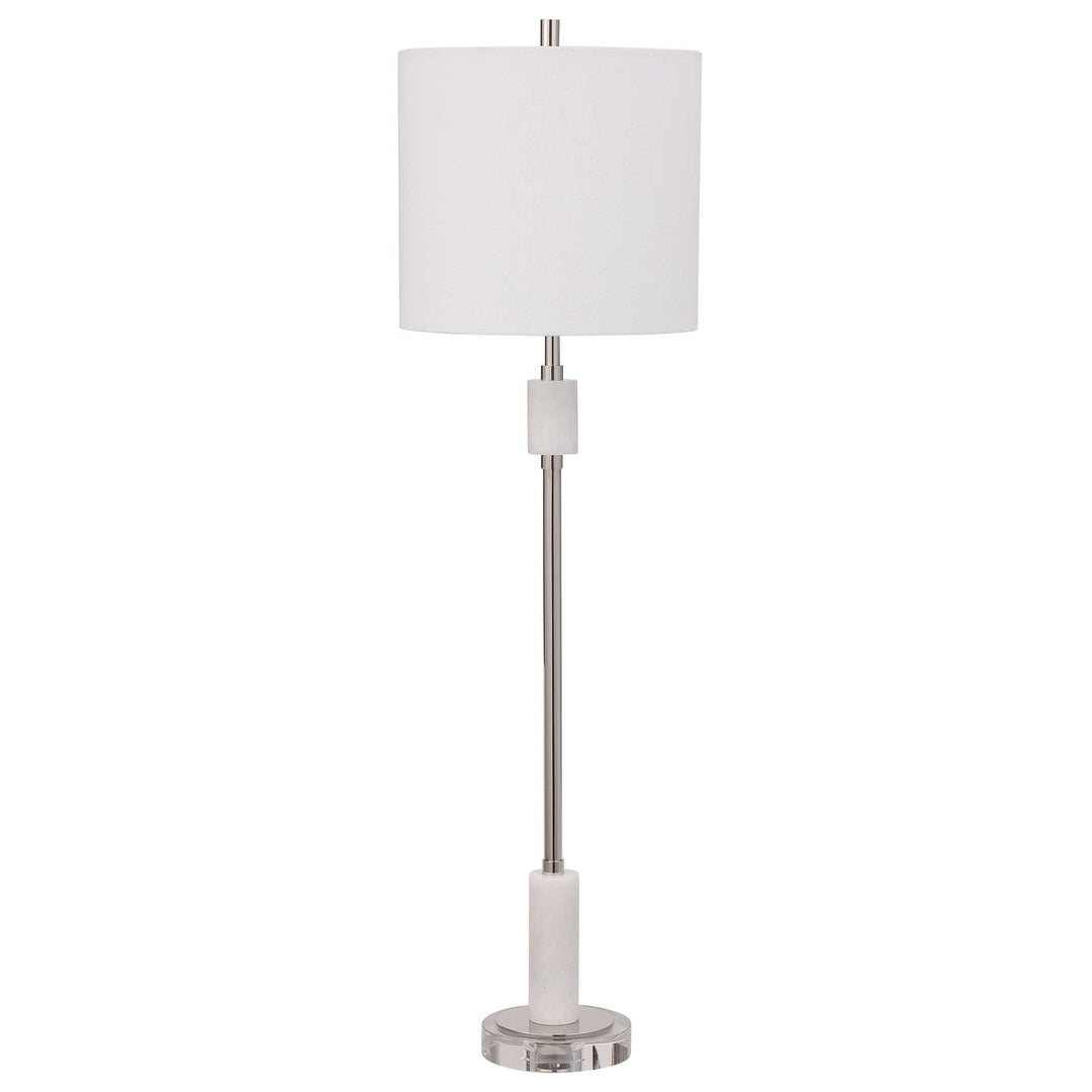 American Home Furniture Uttermost Sussex Nickel Buffet Lamp