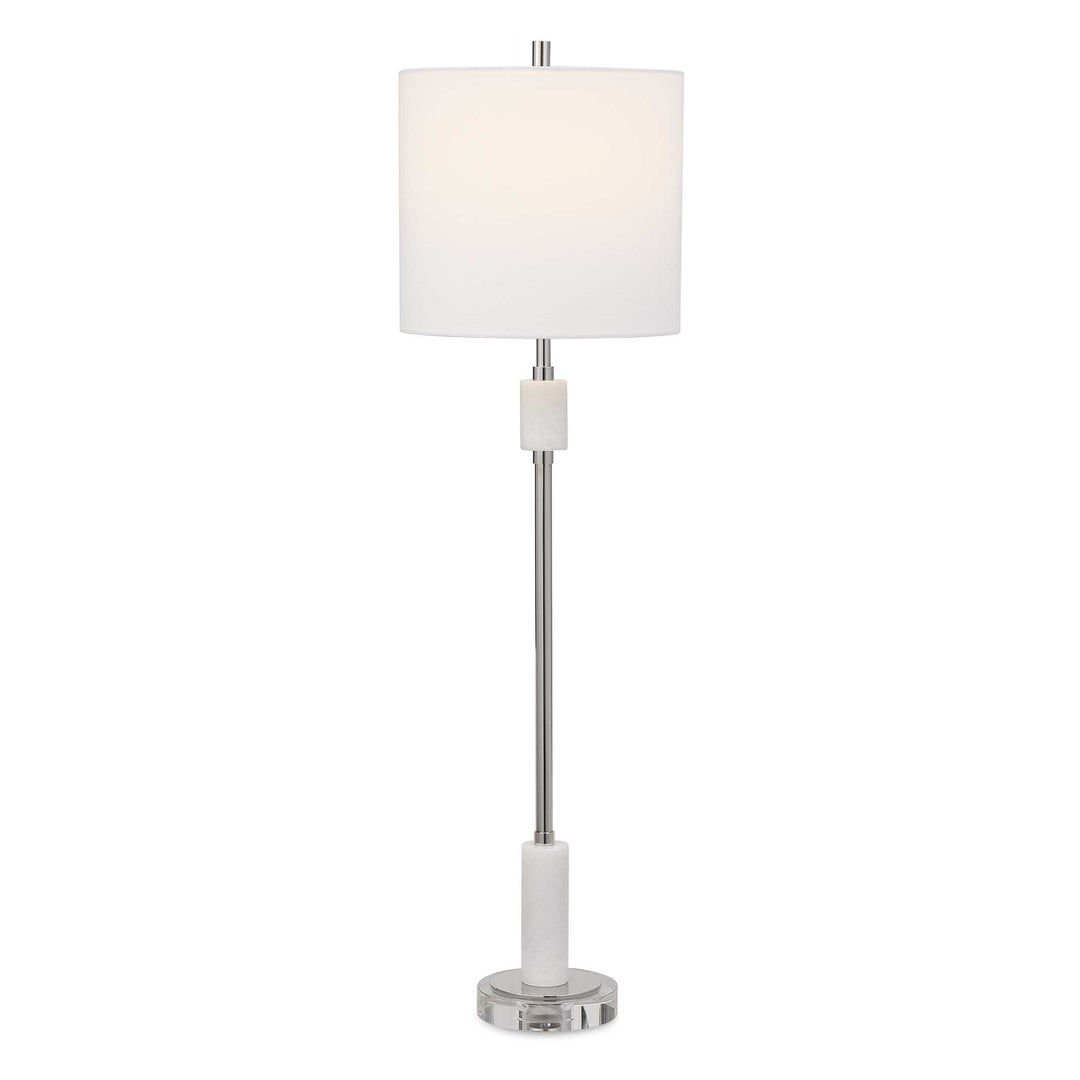 American Home Furniture Uttermost Sussex Nickel Buffet Lamp