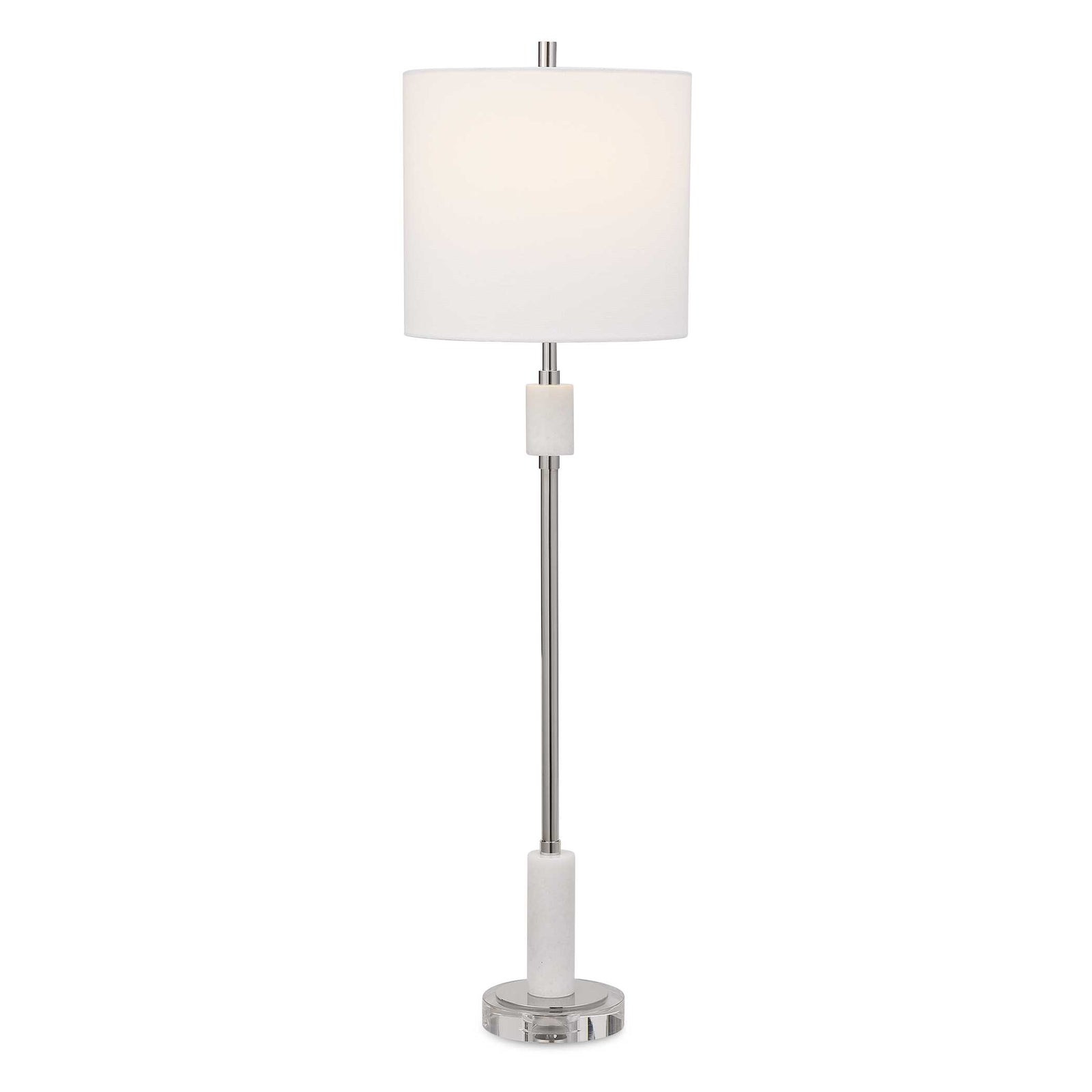 American Home Furniture Uttermost Sussex Nickel Buffet Lamp