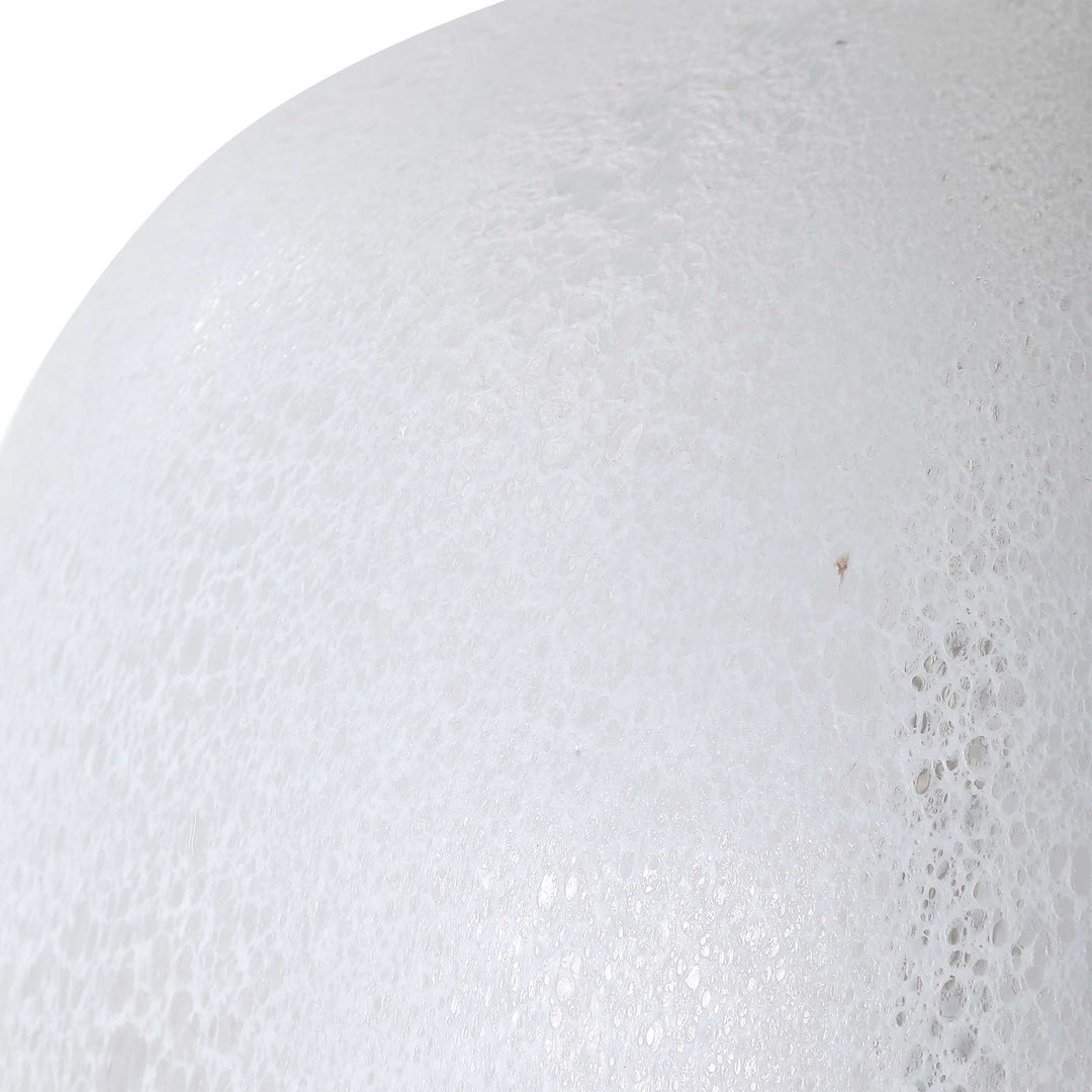 American Home Furniture Uttermost Whiteout Mottled Glass Table Lamp