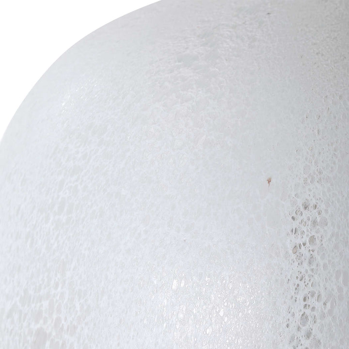 American Home Furniture Uttermost Whiteout Mottled Glass Table Lamp