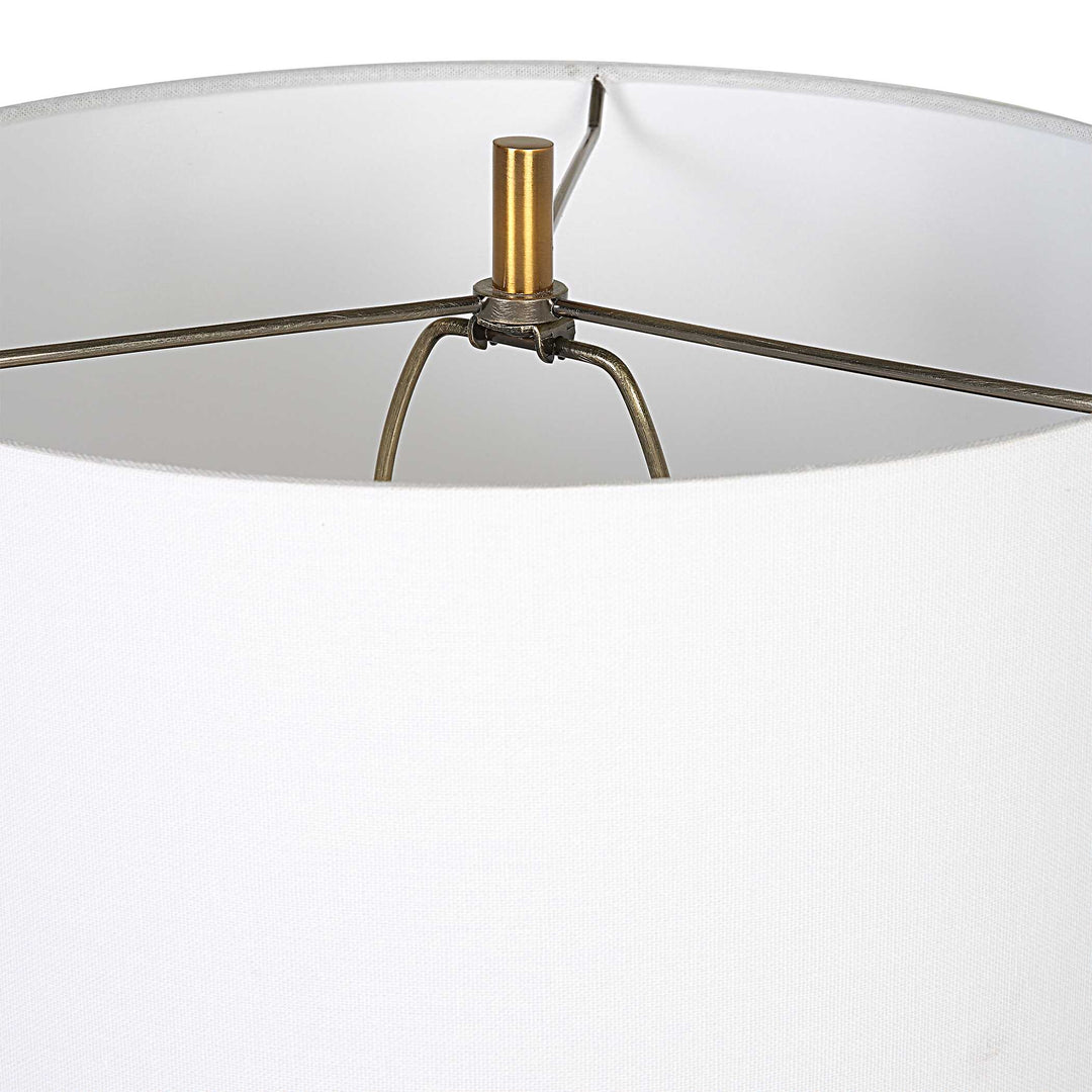 American Home Furniture Uttermost Monolith Gray Table Lamp