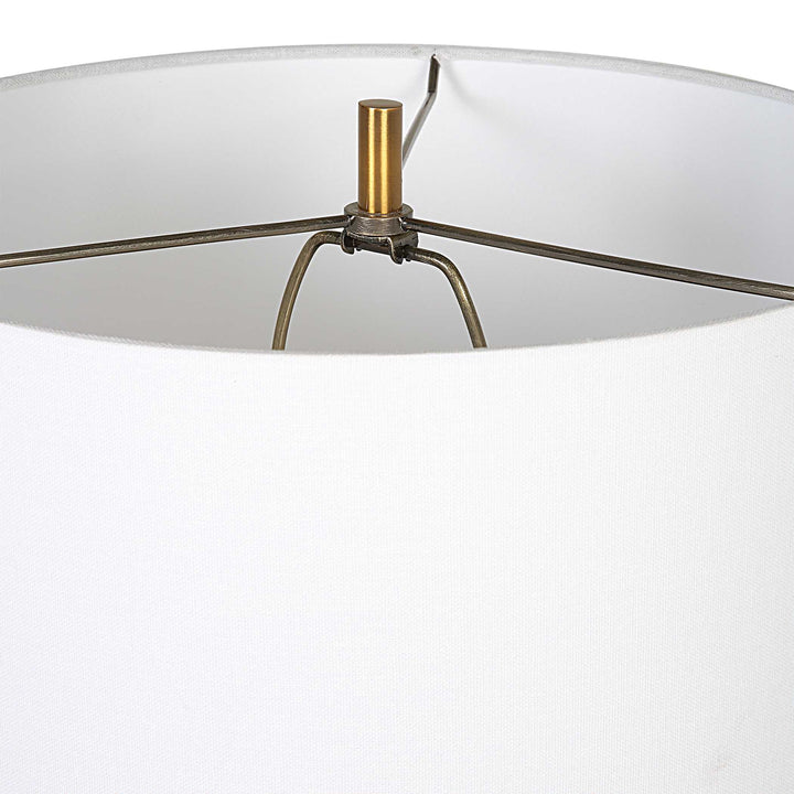 American Home Furniture Uttermost Monolith Gray Table Lamp