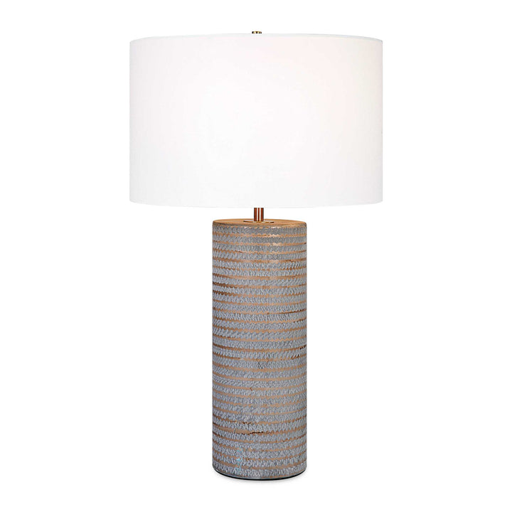 American Home Furniture Uttermost Monolith Gray Table Lamp