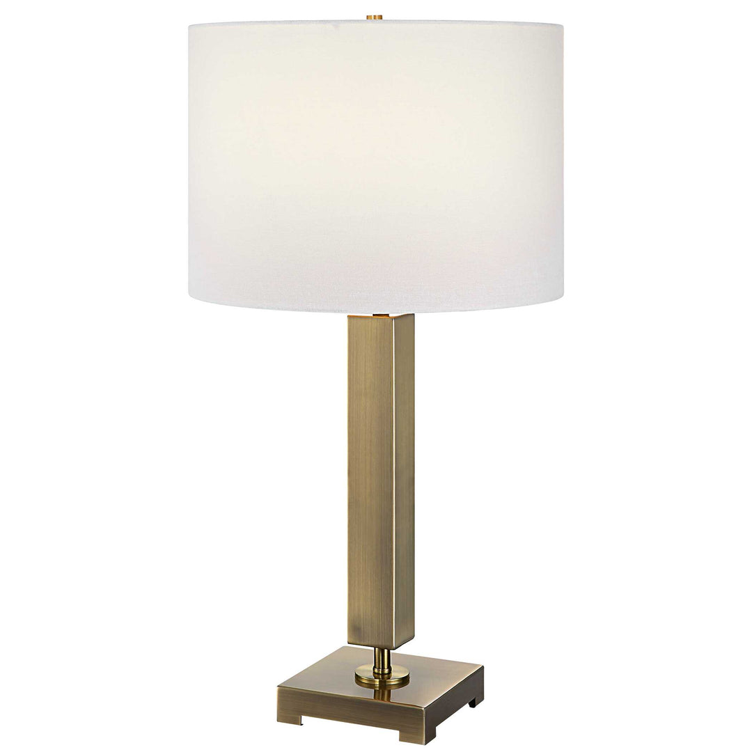 American Home Furniture Uttermost Duomo Brass Table Lamp