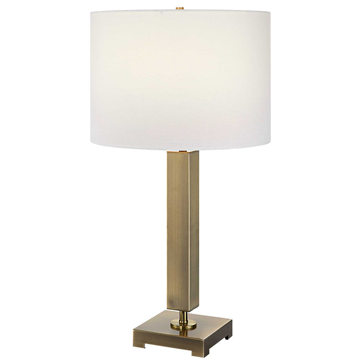 American Home Furniture Uttermost Duomo Brass Table Lamp