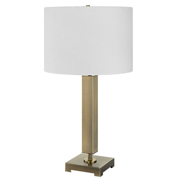 American Home Furniture Uttermost Duomo Brass Table Lamp