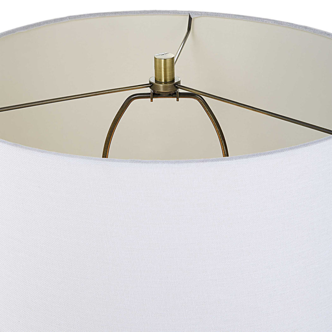 American Home Furniture Uttermost Duomo Brass Table Lamp