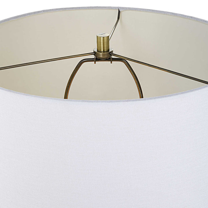 American Home Furniture Uttermost Duomo Brass Table Lamp