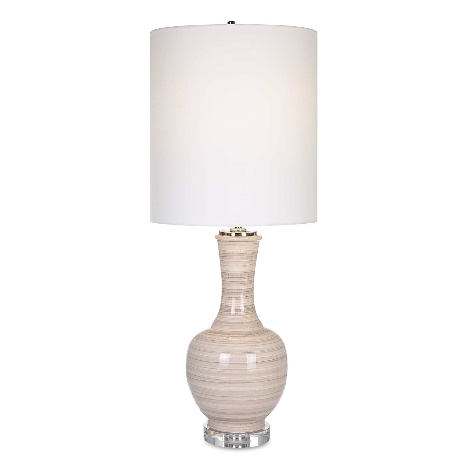 American Home Furniture Uttermost Chalice Striped Table Lamp